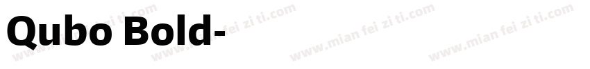 Qubo Bold字体转换